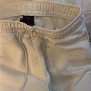 Air Jordan White Sweatpants